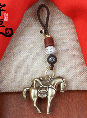 钥匙扣封侯生肖送朋友工艺礼品