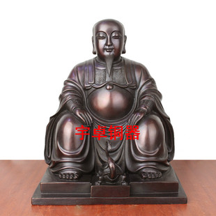 宇卓铜器 纯铜玄武大帝摆件 玄天上帝 真武大帝坐姿像