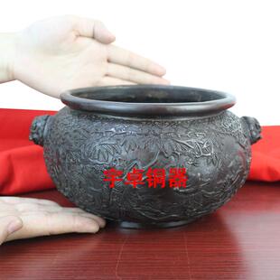 宇卓铜器 纯铜罐 黄铜罐 七仙女罐 铜缸 铜罐 铜工艺品 摆件都有