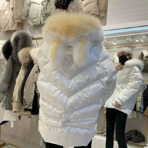 新款兔耳朵狐狸毛渐变色免洗面料