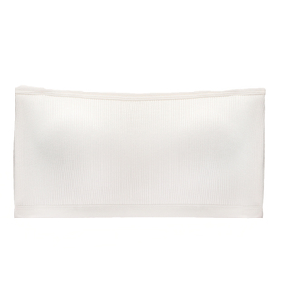 内搭隐形美背文胸 纯棉固定杯一体式 无肩带内衣女小胸聚拢夏季 薄款