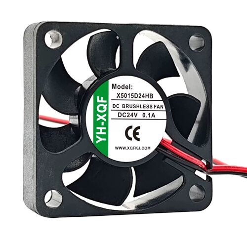 全新YH-XQF 5CM厘米 X5015D24HB DC24V 0.1A 变频器 机箱散热风扇
