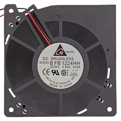 全新 12CM 12032 涡轮离心风扇 24V0.80A 双滚珠鼓风机 BFB1224HH