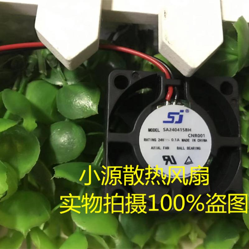 全新现货 SJ SA240415BH BL 24V 0.1A 4CM 4015变频器散热风扇