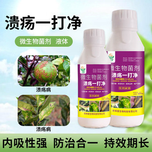 溃疡一打净杀菌剂果树溃疡病疮痂病柑橘番茄溃疡病农作物杀菌正品