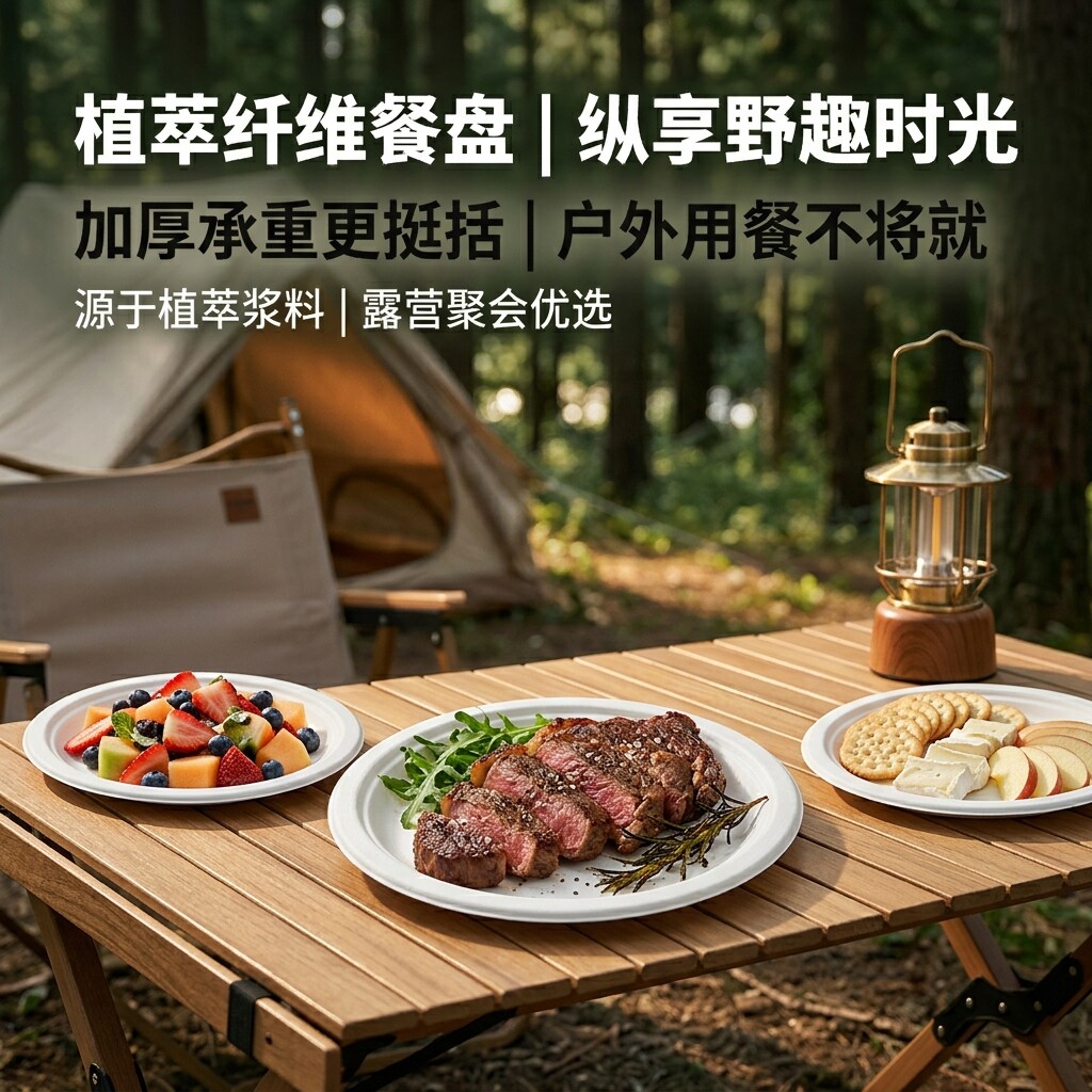 一次性餐盘子可加热食品级餐具家用纸盘烧烤加厚大号商用长方形碗