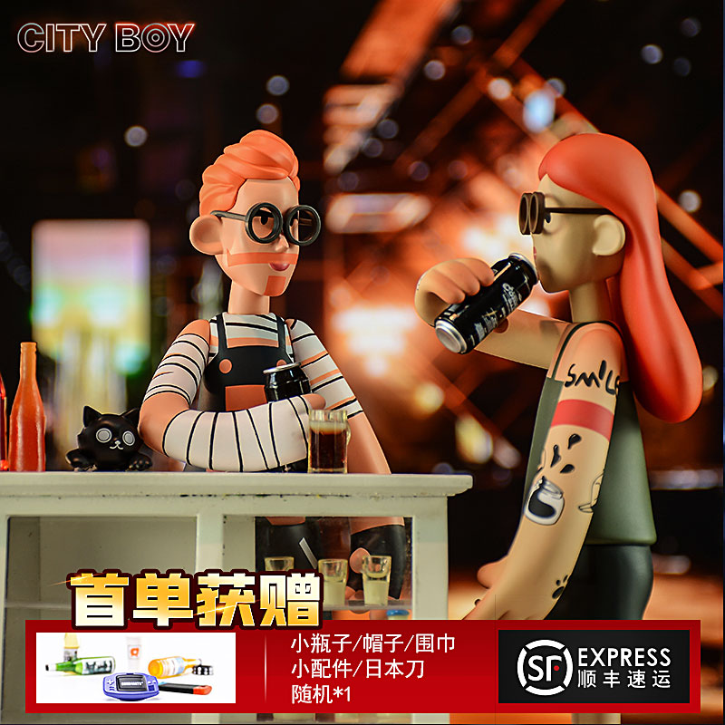 卡通玩具摆件模型公仔手办人偶