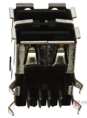 原装5787745-2全新CONN RCPT USB2.0 TYPEA STACK R/A正品