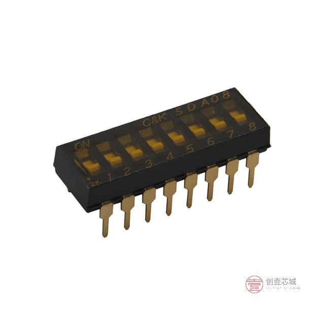原装SDA01H1BD全新SWITCH SLIDE DIP SPST 25MA 24V正品