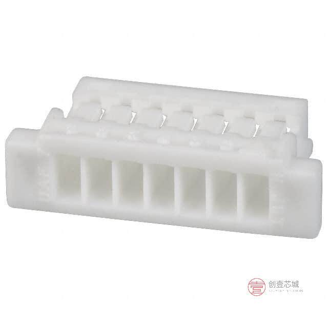 原装SHR-07V-S-B全新CONN HOUSING SH 7POS 1MM WHITE正品