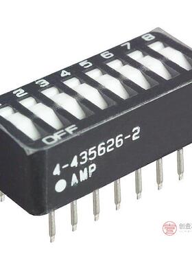 原装4-435626-2全新SWITCH ROCKER DIP SPST 25MA 24V正品