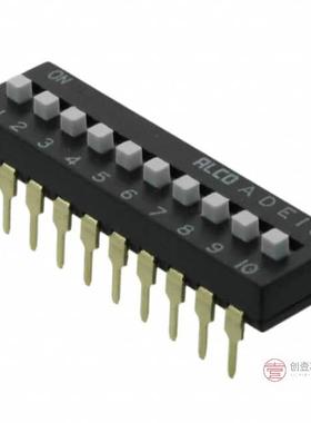 原装1825057-9全新SWITCH SLIDE DIP SPST 100MA 24V正品