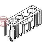 原装43160-4304全新集管和线壳 Sabre 4Ckt Ver Hd