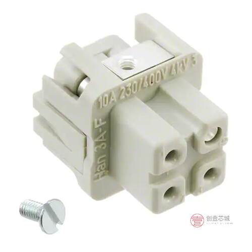 原装正品09200032711全新INSERT FEMALE 3POS+1GND SCREW