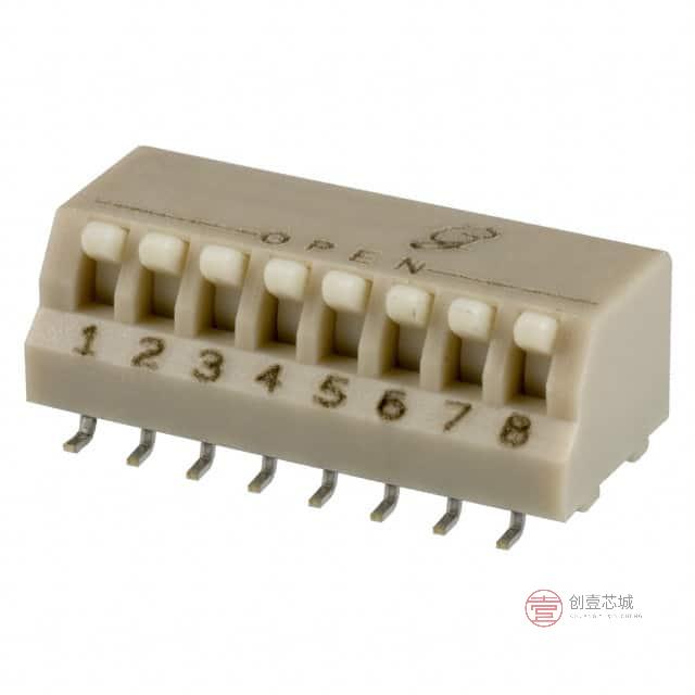 原装76HPSB08GWRT全新SWITCH PIANO DIP SPST 150M