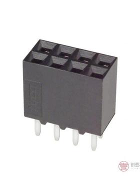 原装5-534206-4全新CONN RCPT 8POS 0.1 GOLD PCB正品