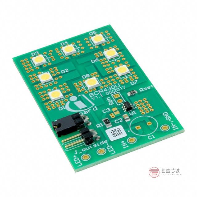 原装BCR430ULEDBOARDTOBO1全新EVAL BOARD LED DRI