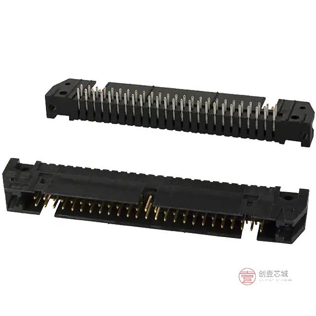 原装1-102162-0全新CONN HEADER R/A 50POS 2.54MM正品