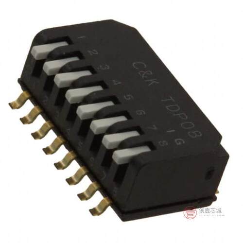 原装正品TDP08H1SBD1全新SWITCH PIANO DIP SPST 25MA 24V