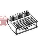 原装正品280510-2全新CONN HEADER R/A 18POS 2.54MM