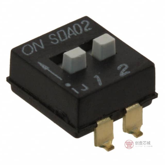 原装SDA02H1SBD全新SWITCH SLIDE DIP SPST 25MA 24V正品