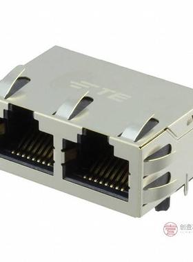 原装2301996-1全新CONN JACK 2PORT 100 BASE-T PCB正品