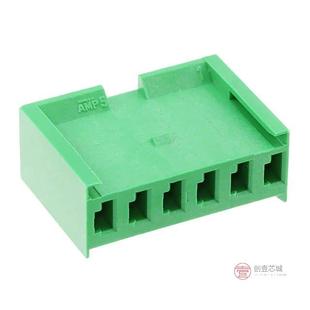 280592全新CONN GREEN正品 RCPT 6POS HOUSING 原装