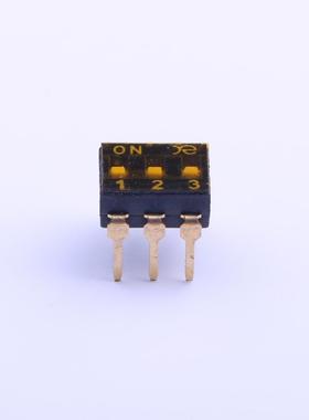 原装DSIC03THGET全新2.54mm 3位低推贴胶 插件正品