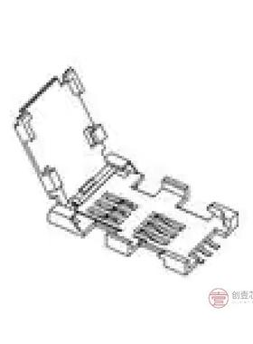 原装7312S0815X01LF全新CONN SIM/SAM CARD HINGED