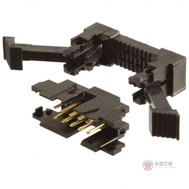 原装1-111504-4全新CONN PLUG 10P IDC 26-28AWG GOLD正品