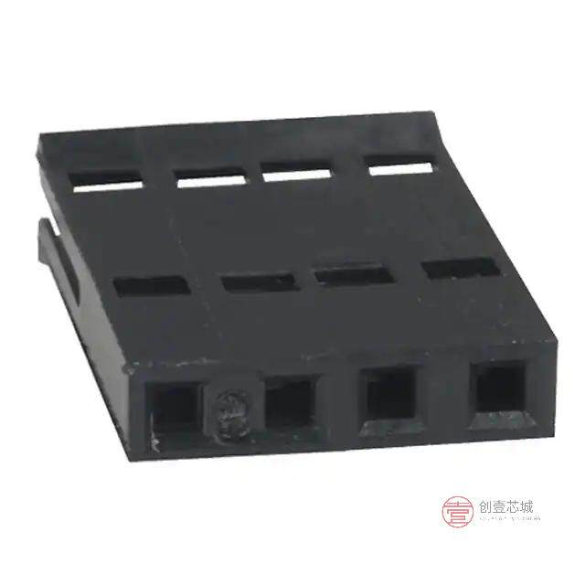 原装487378-3全新CONN FFC RCPT HSG 4POS 2.54MM正品