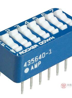 原装5435640-1全新SWITCH ROCKER DIP SPST 60MA 5V正品