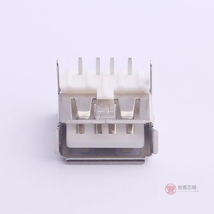 原装AF 90° ZJWG全新Type-A 母座 弯插 白胶