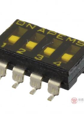 原装DMR04TTR全新SWITCH SLIDE DIP SPST 25MA 24V正品