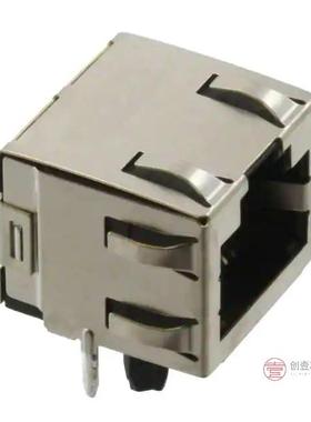 原装1-406541-6全新CONN MOD JACK 8P8C R/A SHIELDED正品