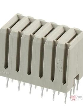 原装120953-3全新CONN RCPT BLADE PWR 6POS PCB正品