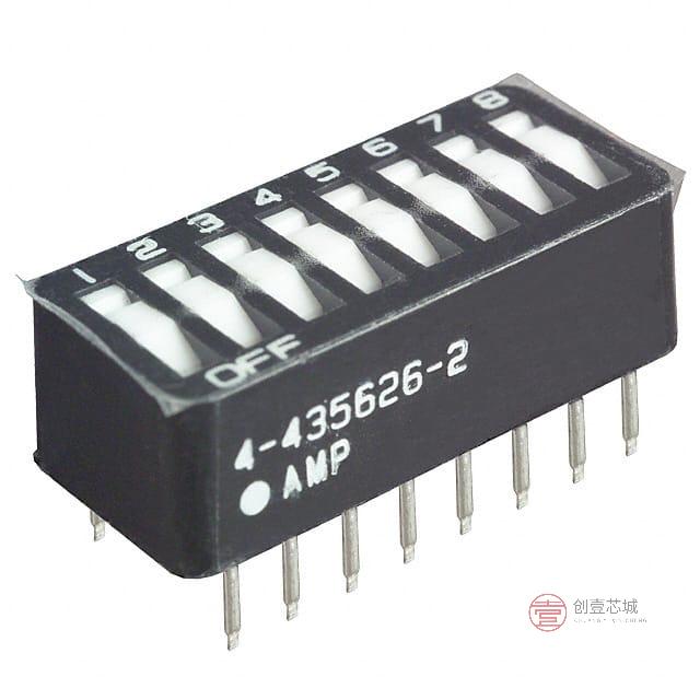 原装4-435626-2全新SWITCH ROCKER DIP SPST 25MA 24V正品