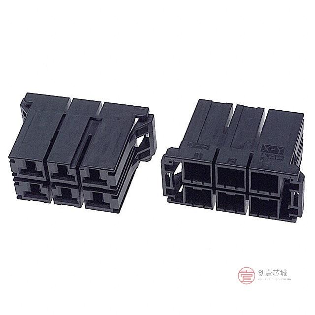 原装3-917807-3全新CONN RCPT 10.16 6POS DUAL KE