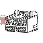 原装正品1318757-2全新CONN PLUG HSG 26POS 2.20MM
