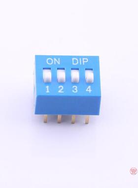 原装DS-04BP全新蓝色4PIN-2.54mm立式直插正拨