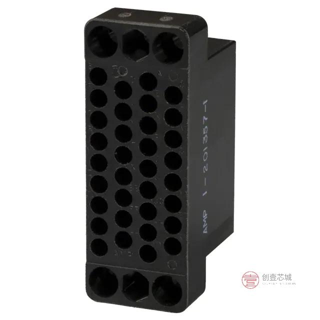 原装1-201357-1全新CONN PLUG HSG 34POS BLK PNL MNT正品