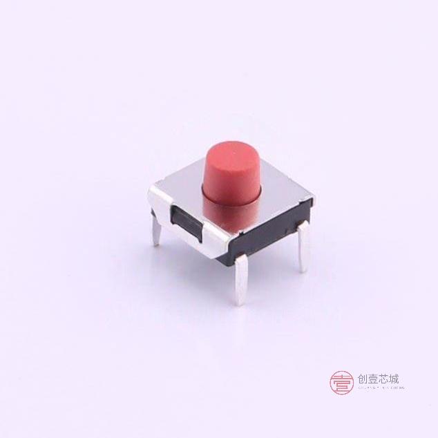 原装TC-1157-C-E全新6.2*6.2*4.3红色按钮四脚 260gf正品