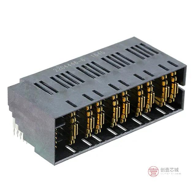 原装2204446-6全新CONN PLUG MULTI-BEAM 19P EDGE MT正品