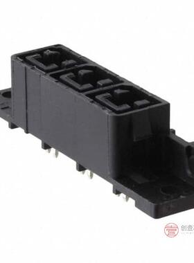 原装556881-3全新CONN RCPT 3POS 11.18MM PCB SLDR正品