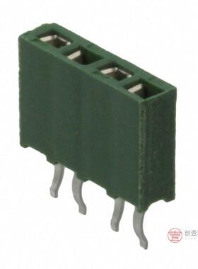 原装215297-4全新CONN RCPT 4POS 0.1 GOLD PCB正品