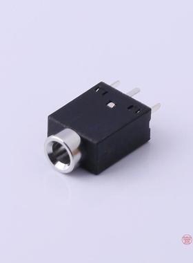 原装PJ-358H-B全新3.5mm耳机座 黑色/立式/