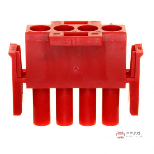 原装1-480702-2全新CONN U-MNL PLUG 4POS 94V-2 RED正品