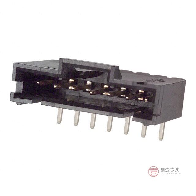 原装103906-6全新CONN HEADER R/A 7POS 2.54MM正品