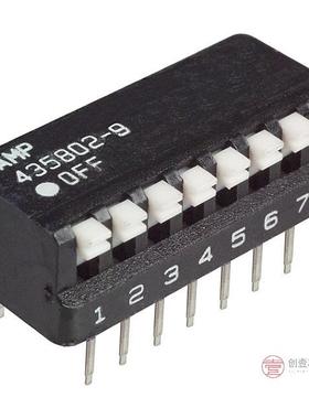 原装435802-9全新SWITCH PIANO DIP SPST 25MA 24V正品