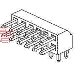 原装正品87760-0616全新集管和线壳 R/A HEADER 6P L